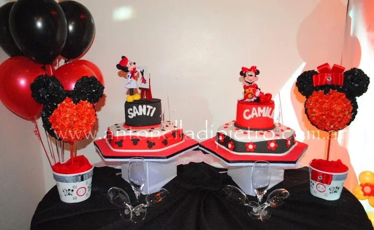 Torta. Mickey and Minnie cake. Birthday. party. http ...