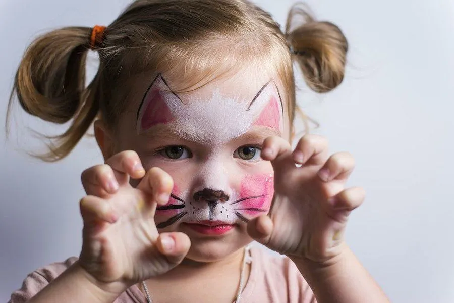Pinta Carita de Gato | Pinta Caritas fácil para niñas y niños