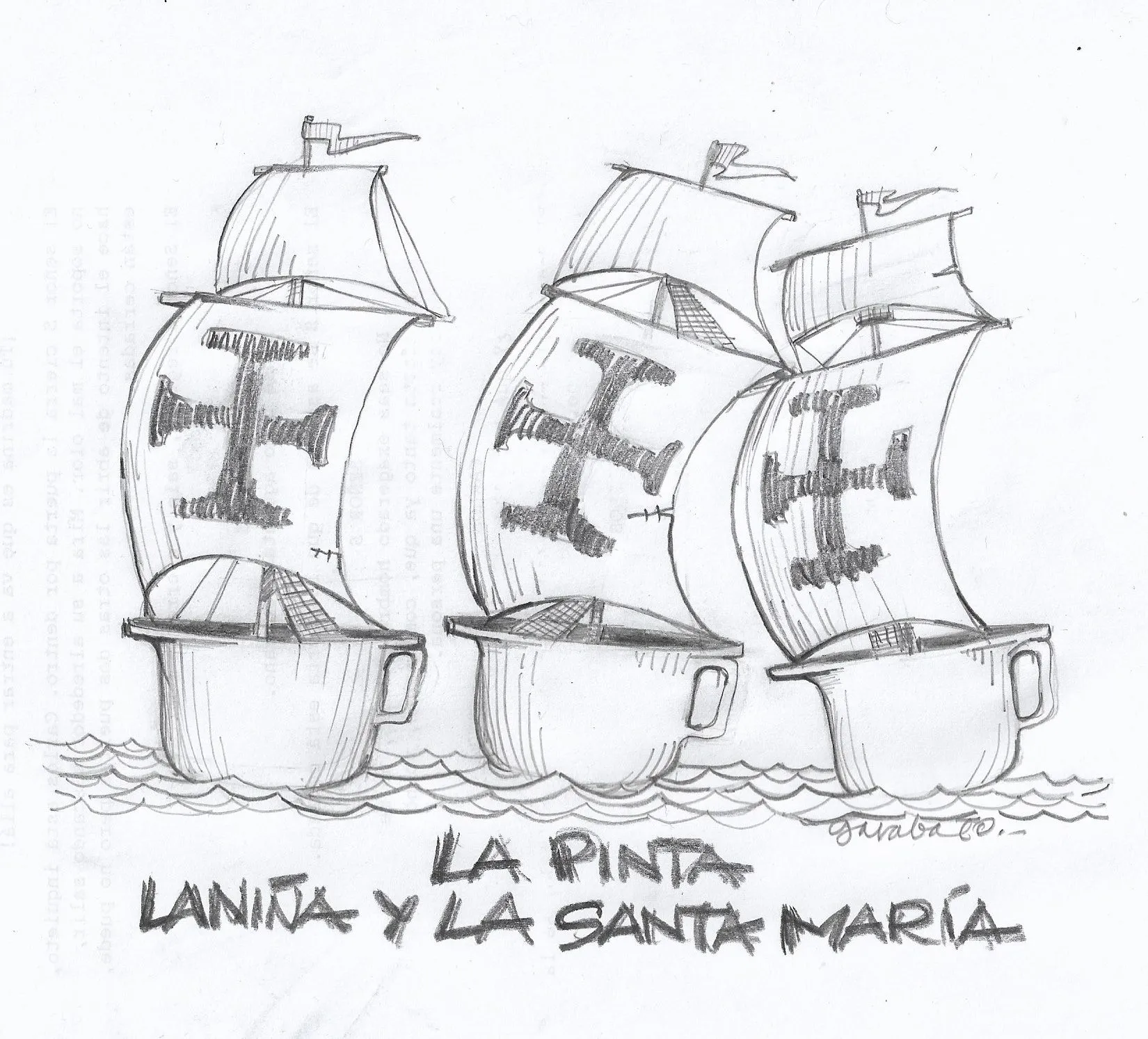 La Pinta, La Niña y La Santa María - El Cañero