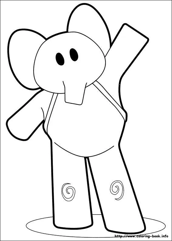 Pocoyo coloring picture | Coloring Pages | Pinterest
