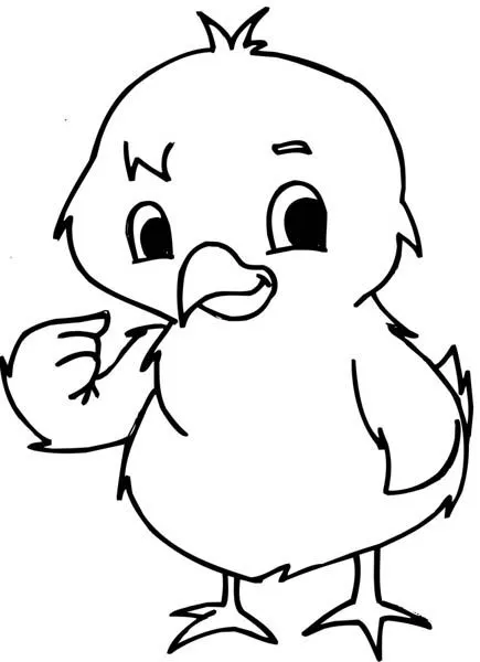 Dibujos de pollitos tiernos para colorear - Imagui