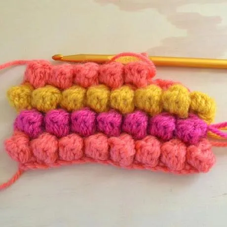 Punto garbanzo con crochet - Paperblog