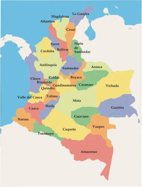 Puzzle de Mapa de colombia , rompecabezas de