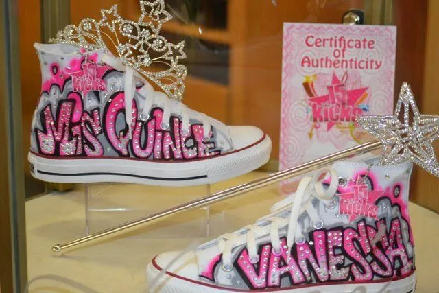 Quinceanera converse style shoes | Quinceanera | Pinterest ...