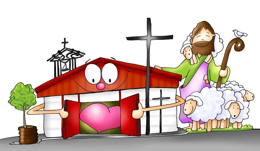 RECURSOS CM: 6 Dibujos de Fano: Buen Pastor y ovejas