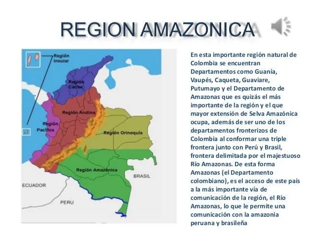Región amazónica COLOMBIANA