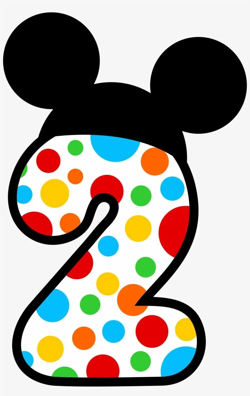 Resultado De Imagen De Numeros Mickey Mouse Para Imprimir - Minnie Mouse  Rosa Transparent PNG - 1957x3001 - Free Download on NicePNG