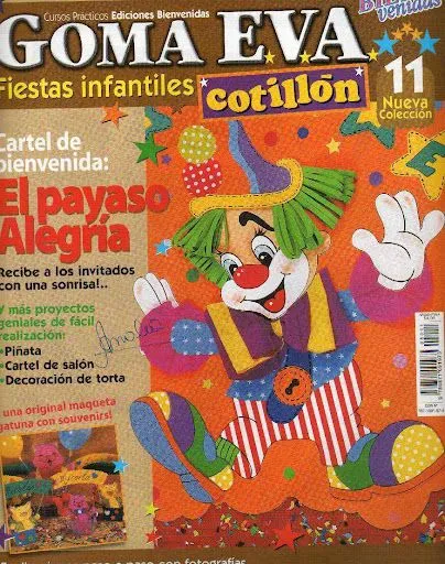 Revista goma eva fiestas infantiles - Imagui