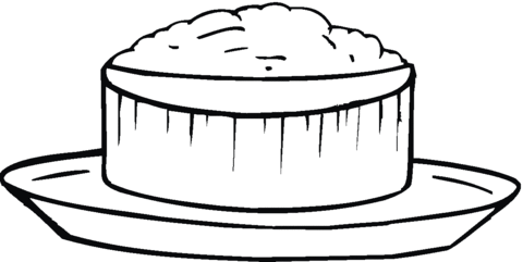 Rice porridge for breakfast coloring page | Super Coloring