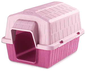  ... rosa esta curiosa caseta de color rosa es ideal para perros medianos