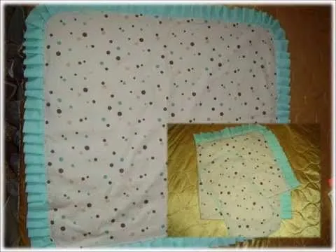 Como hacer una sábana de cochecito de bebé