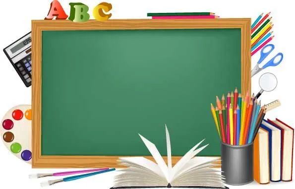 school supplies background png - Carian Google | Frames ...