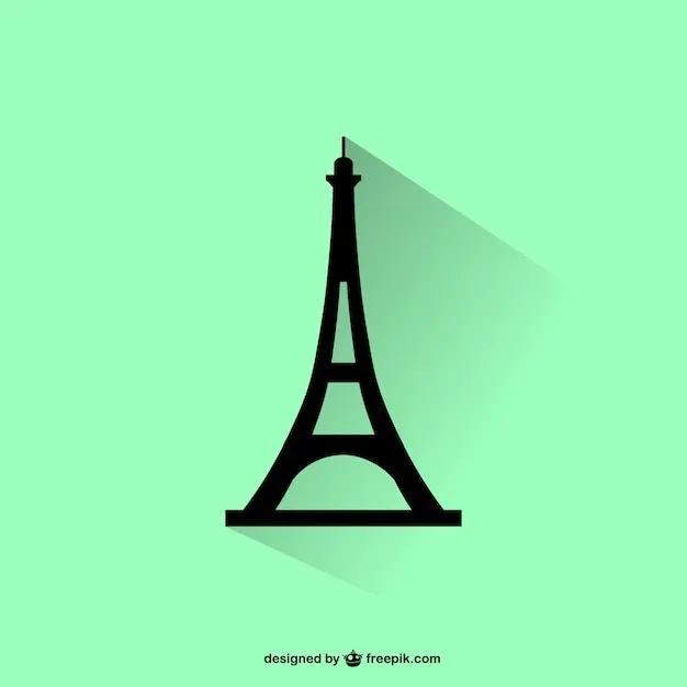Silueta de Torre Eiffel | Descargar Vectores gratis