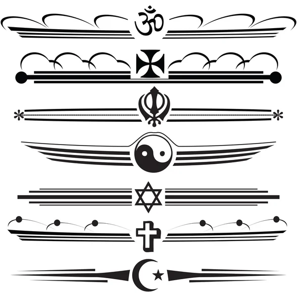 Símbolos religiosos — Vector stock © VIPDesignUSA #13159822