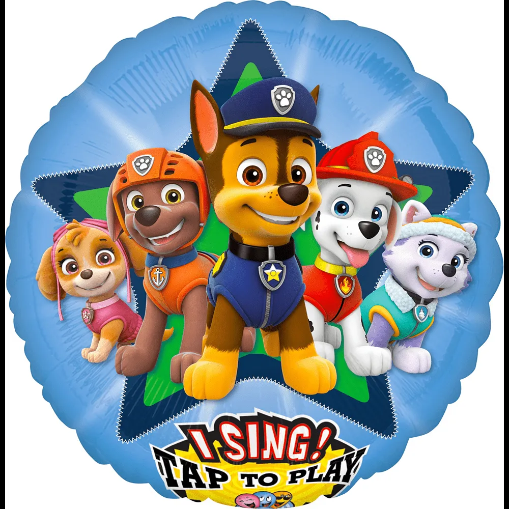 Singing PAW Patrol Balloon 28in | Party City