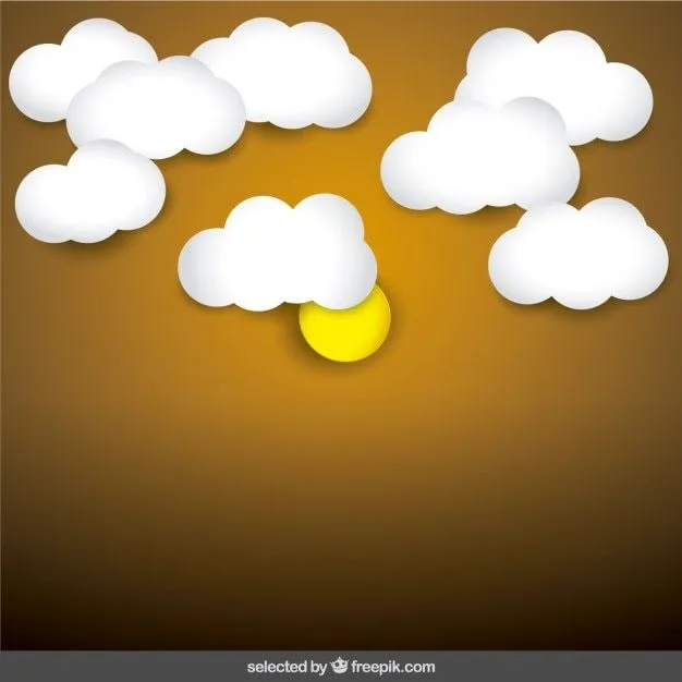 Sol y nubes de fondo | Descargar Vectores gratis