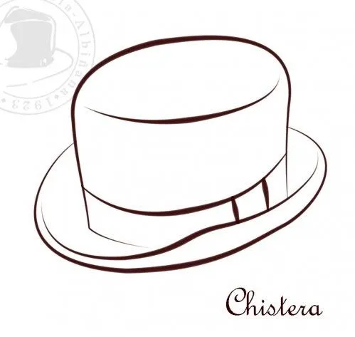 Sombreros para colorear - Chistera | SOMBREROS | Pinterest