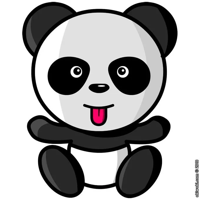 Stickers Déco - Kawaii : Kawaii Panda - okiWoki - La marque des t ...