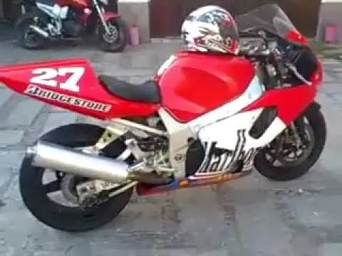 Suzuki gsx-r 750 cc Motocicleta de Circuito(Mercado Libre) - YouTube