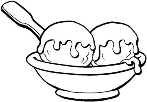 Sweet Ice Cream coloring page | Super Coloring