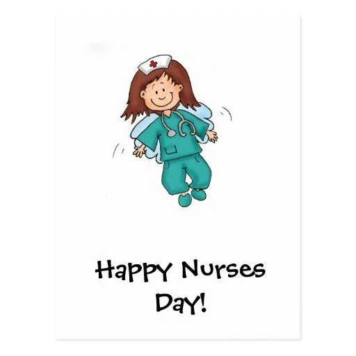 Tarjeta feliz del día de las enfermeras tarjetas postales | Zazzle
