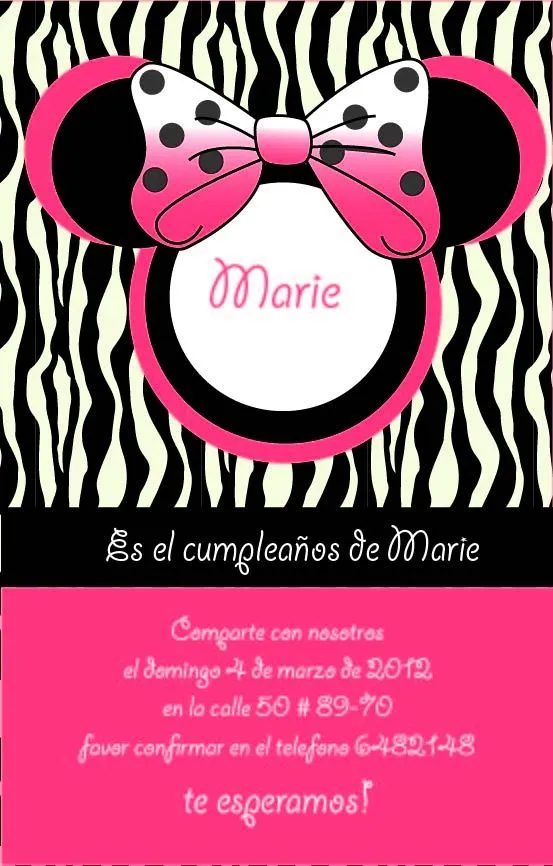 tarjeta de invitacion para cumpleaños de niña | Cuando sea mama ...