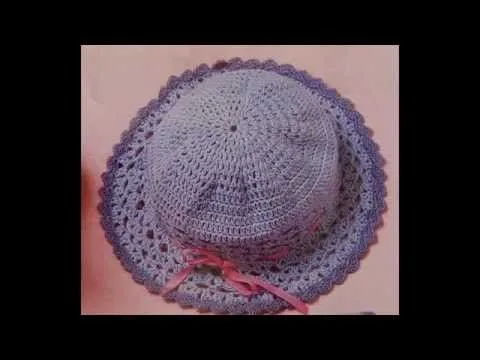 Como Tejer blusa y sombrero para bebé a crochet - YouTube