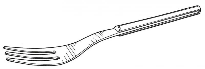 Tenedor para dibujar - Imagui