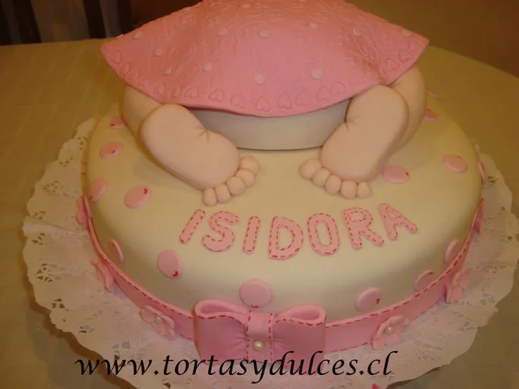 Torta baby shower niña | MIS TRABAJOS | Pinterest | Torta Baby ...