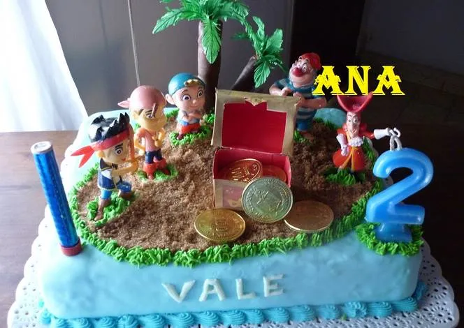 Torta cumpleaños Yake y los piratas Receta de GRINGA - Cookpad