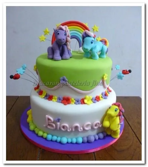 Torta de mi pequeño pony | Tortas con diseño cake desing ...