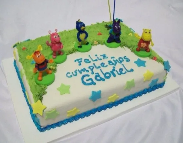 Tortas con diseño d backyaRDIGANS Imagui