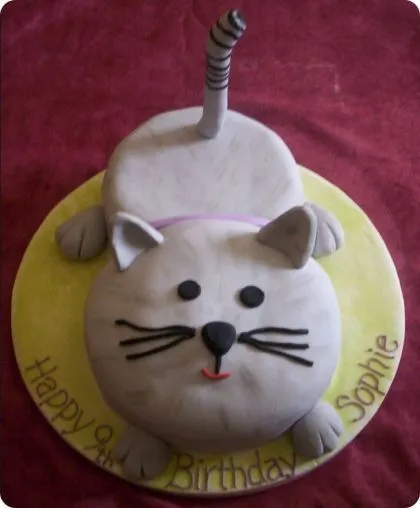 Tortas pasteles forma de gato | Gatos | Pinterest