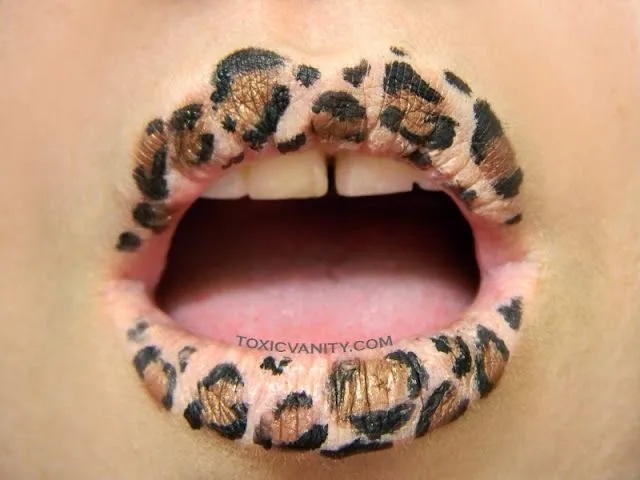 Toxic Vanity: Lip it: Leopard lips / Labios de leopardo