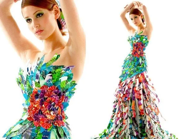 trajes de fantasia con material reciclable faciles de hacer ...