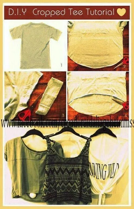 Tutorial para hacer blusas | Manualidades faciles | Pinterest ...