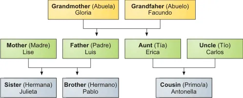 Arbol geneologico de la familia en inglés - Imagui