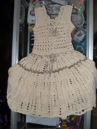 Vestidos a crochet para niñas - Imagui