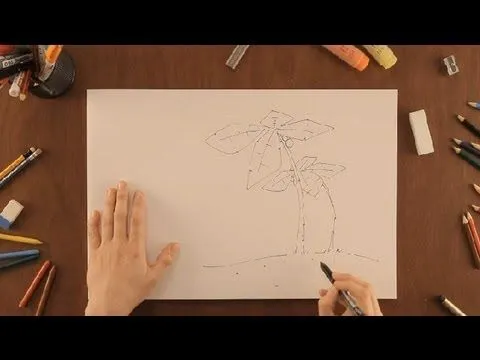 Vídeo: Cómo dibujar palmeras | eHow en Español