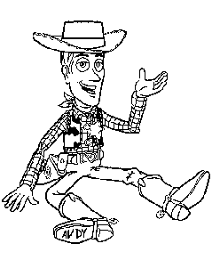 Woody para colorear
