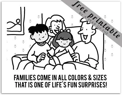 Family members colouring - Imagui