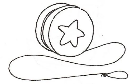 Figura de un yoyo para colorear - Imagui