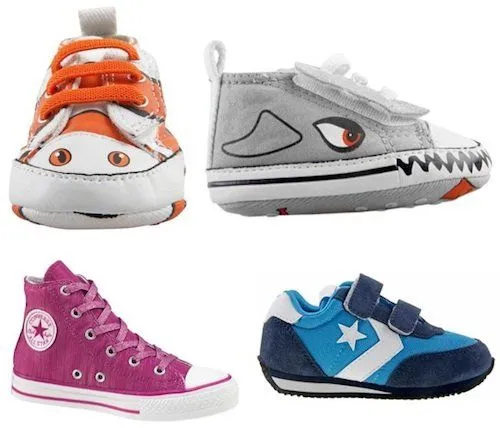 Nuevas zapatillas Converse para bebés y niños