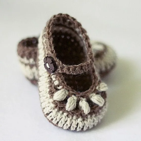 Patrones zapatos tejidos de bebé - Imagui