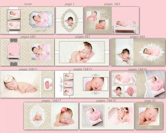 0350 10x10 Photoshop PSD Book Album Template - Taylor- Perfect for ...