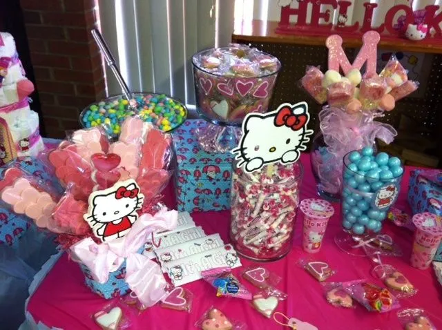 Hello Kitty Candy Bar | Baby shower | Pinterest