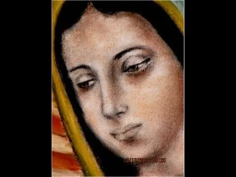 Como dibujar la Virgen de Guadalupe paso a paso - Imagui