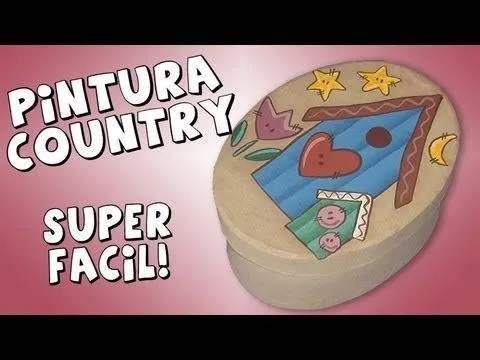 1-3 Tutorial Pintura Country Casitas Pintura Decorativa - Pintura ...