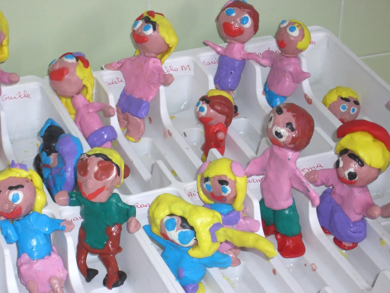 1º Ciclo San Fernando: Nuestros muñecos de plastilina