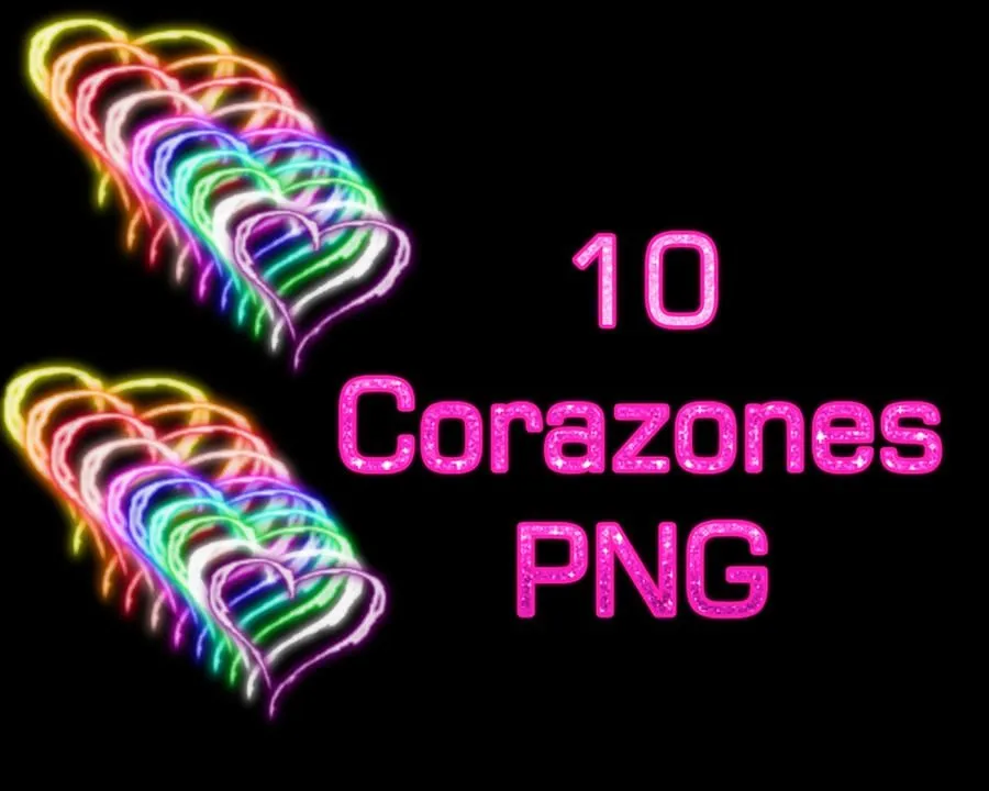 10 Corazones png by ~IzziSmiler-2001 on deviantART